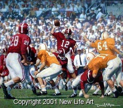 Third Saturday in October, Joe Namath and Alabama Football,  by Daniel Moore